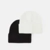 Pier One Unisex 2 Pack - Bonnet - Black/White