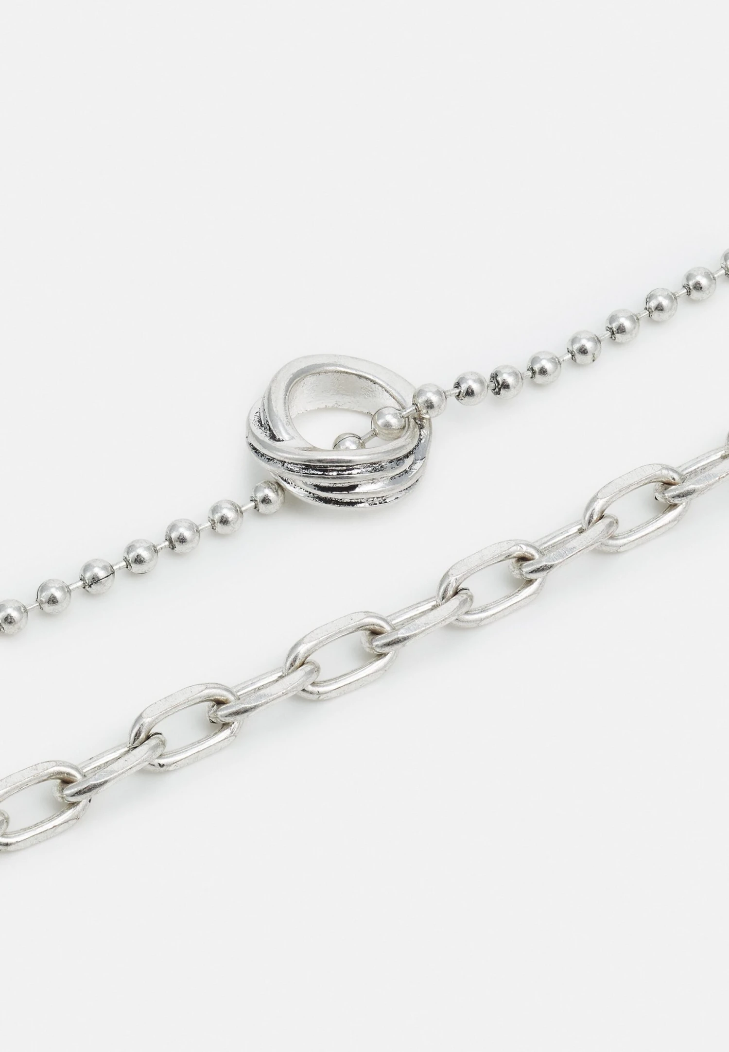 Pier One Unisex 2 Pack - Collier - Silver-Coloured – Image 3