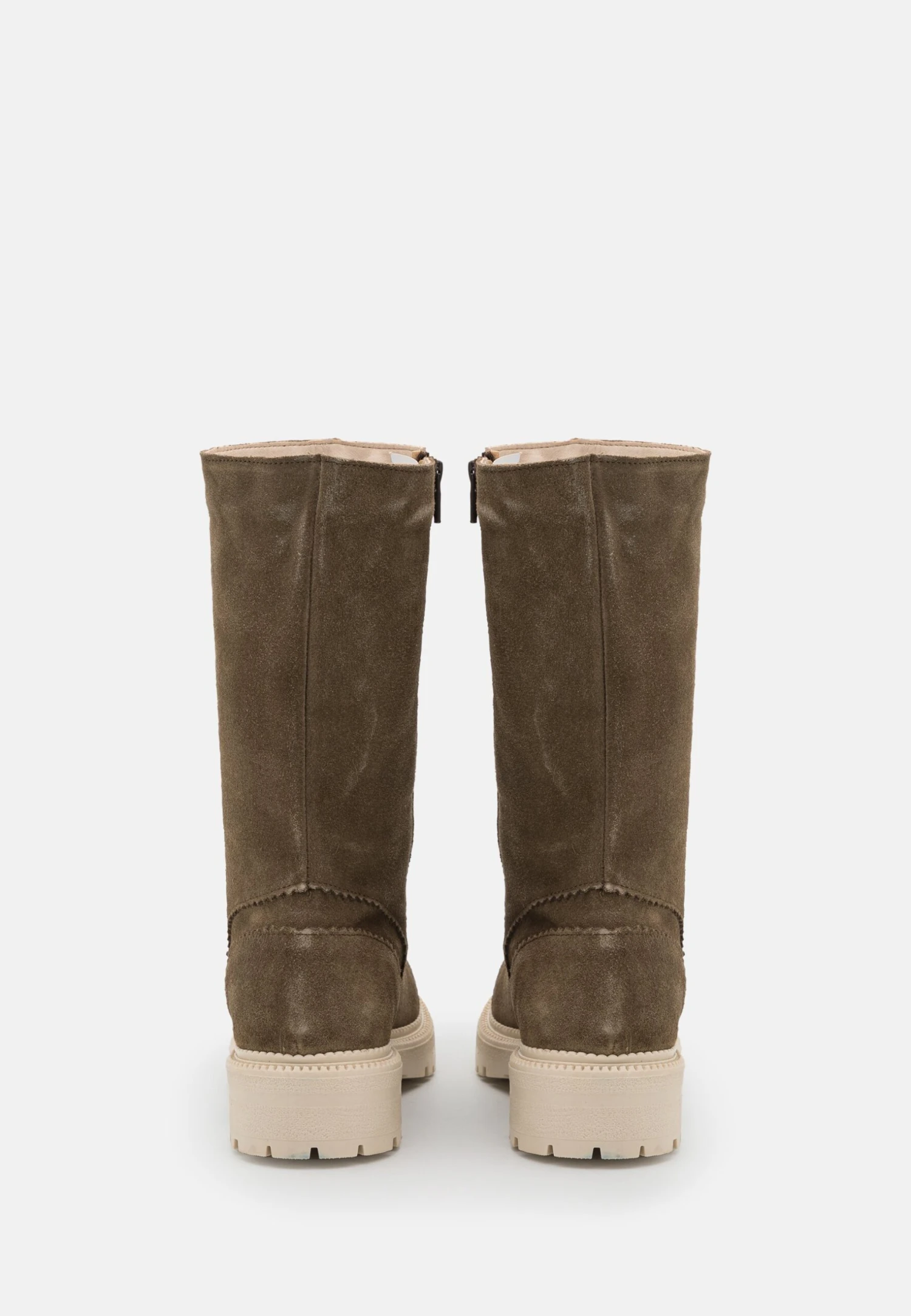 Pier One Leather Winter Boot - Bottes - Khaki – Image 4