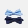 Pier One 2 Pack - Noeud Papillon - Dark Blue/Light Blue