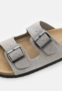 Pier One Leather Unisex - Chaussons - Grey -Pier One Soldes Magasin 6b071714d1514b7cbade5fbfdf5bc6fc