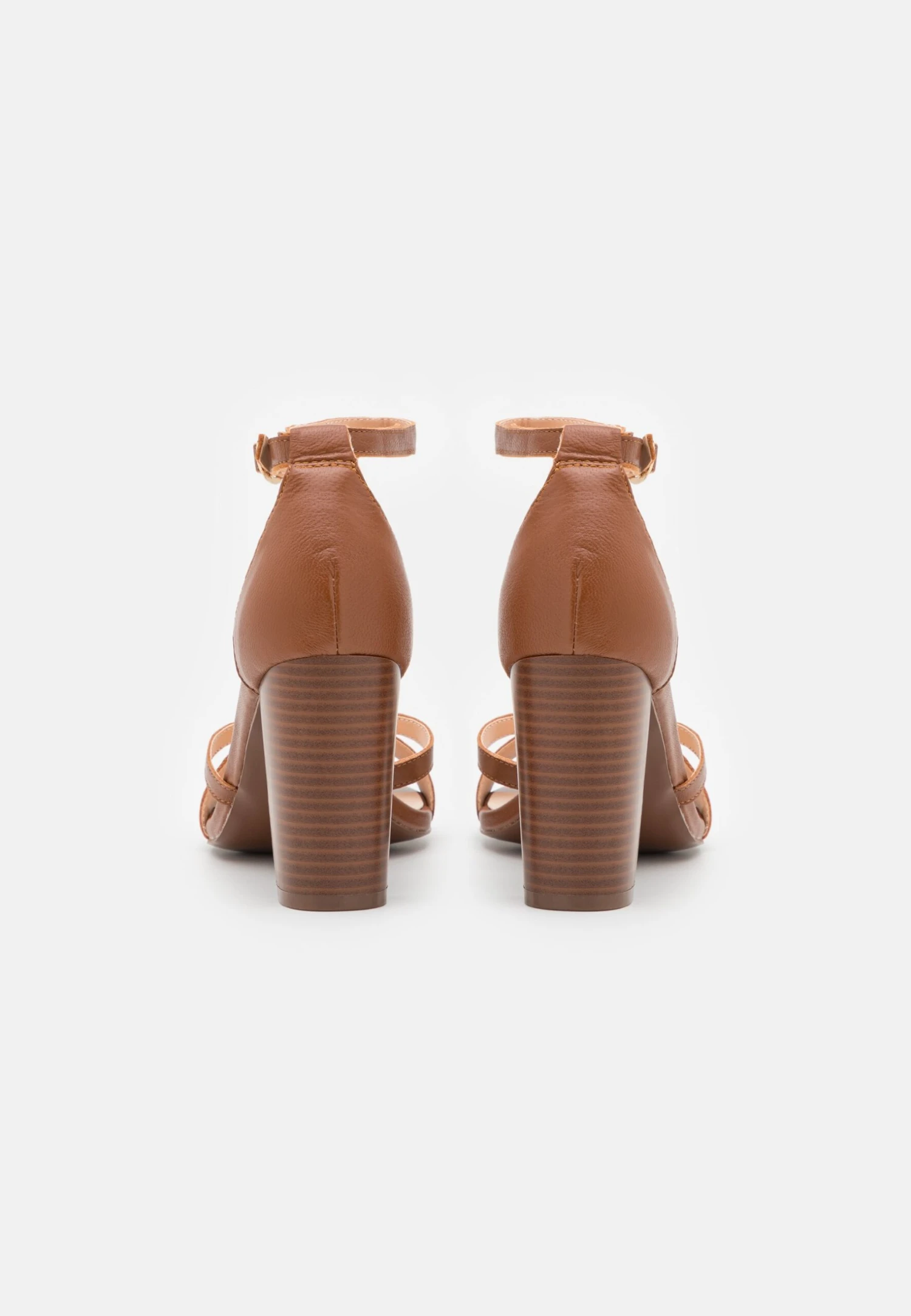Pier One Leather - Sandales À Talons Hauts - Cognac 4 Pier One Leather - Sandales À Talons Hauts - Cognac – Image 4