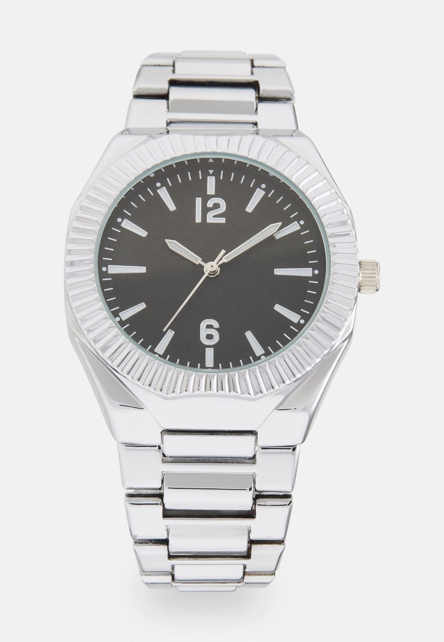 Pier One Montre - Silver- Coloured/Black