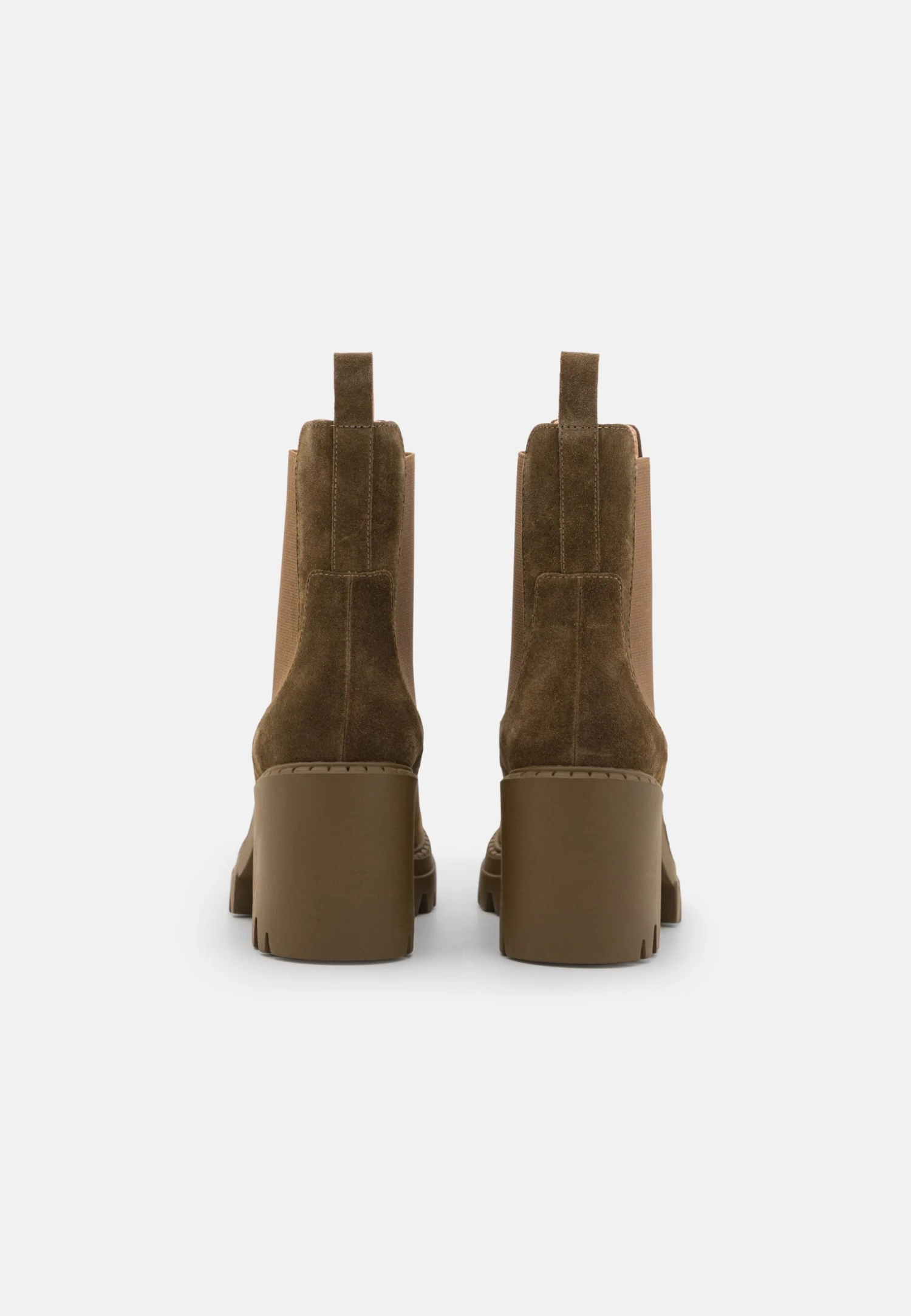Pier One Leather - Bottines À Talons Hauts - Khaki – Image 4