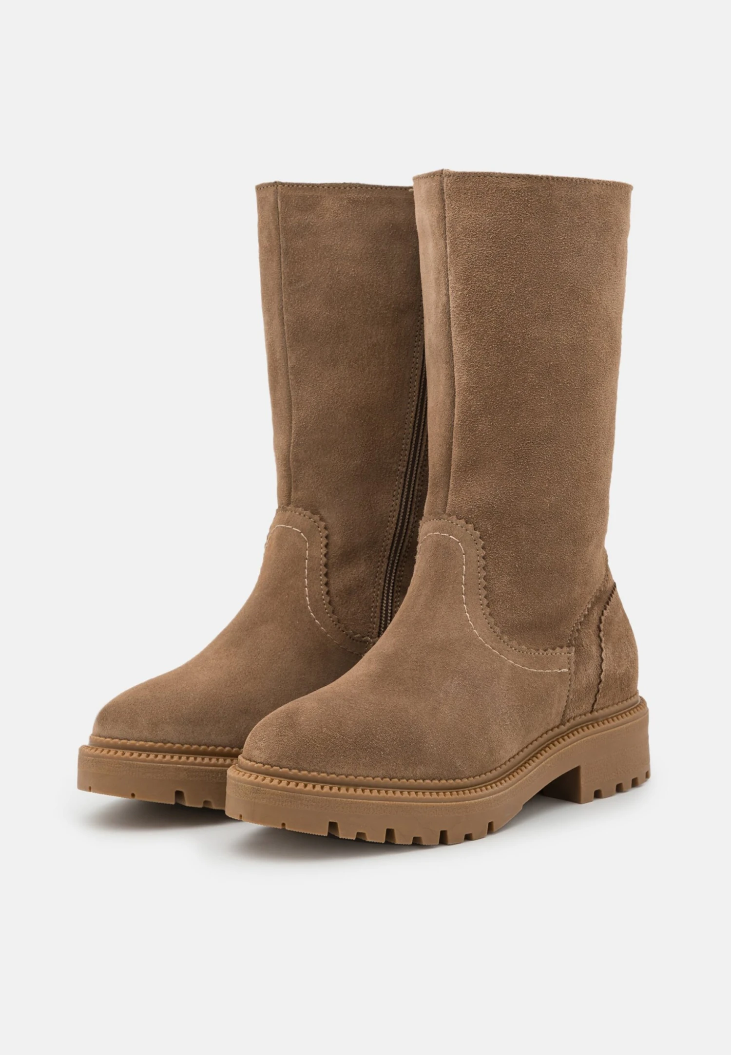 Pier One Leather Winter Boot - Bottes - Taupe – Image 3