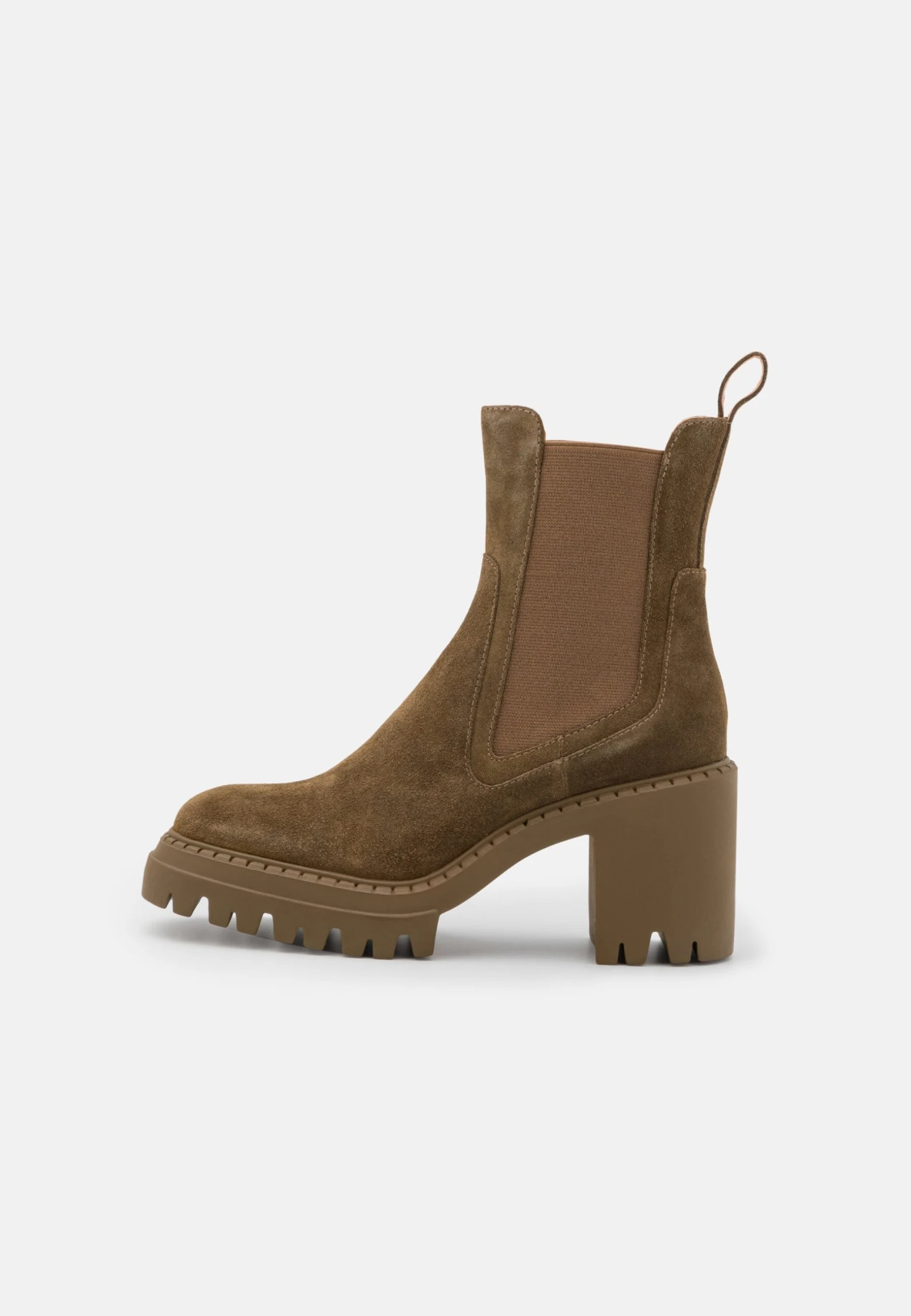 Pier One Leather - Bottines À Talons Hauts - Khaki – Image 2