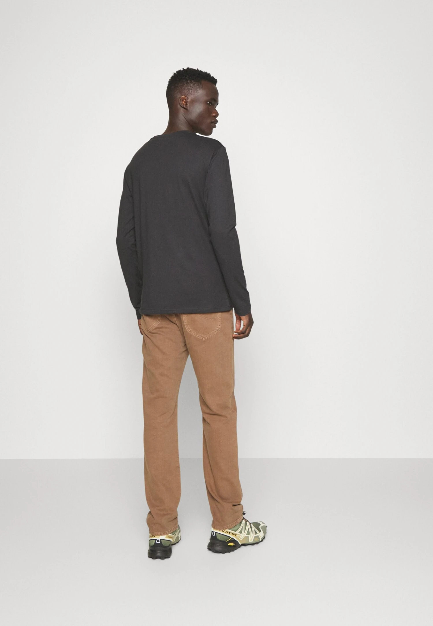 Pier One 3 Pack Unisex - T-Shirt À Manches Longues - Black/Bordeaux/Dark Green – Image 3