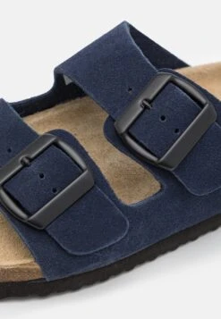 Pier One Leather Unisex - Chaussons - Dark Blue -Pier One Soldes Magasin a5a88158e25a4eb4b3e59dc262861c25