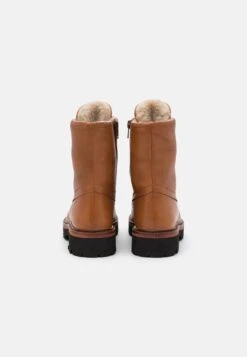 Pier One Leather Winter Boot - Bottines À Lacets - Cognac -Pier One Soldes Magasin bf53894e40e64ca2b1af6a323aced008