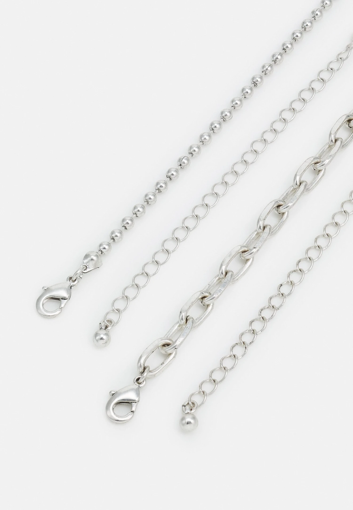 Pier One Unisex 2 Pack - Collier - Silver-Coloured – Image 2