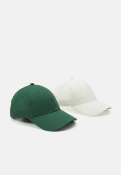 Pier One Unisex 2 Pack - Casquette - Green/Off White