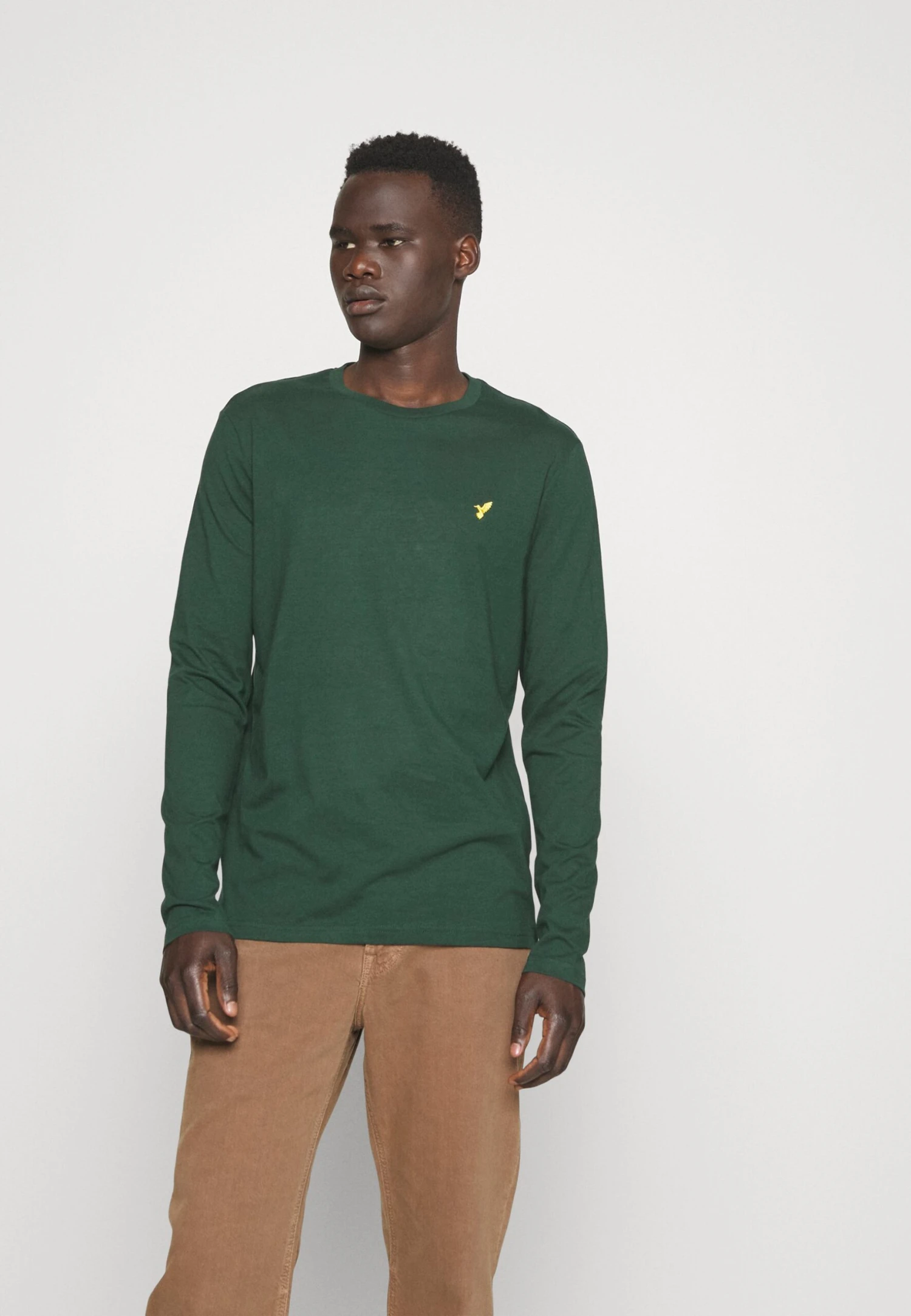 Pier One 3 Pack Unisex - T-Shirt À Manches Longues - Black/Bordeaux/Dark Green – Image 4